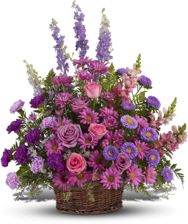 Gracious Lavender Basket *